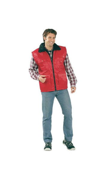 Planam Outdoor Gletscher Piloten Weste, rot, Größe XXXL, 0343064