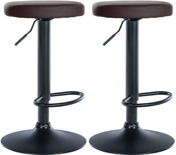 CLP Barhocker Ponte Kunstleder schwarz, braun, VE: 2 Stück, 323492