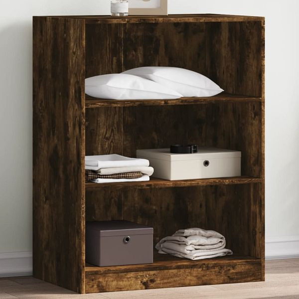 vidaXL Kleiderschrank Räuchereiche 77x48x102 cm Holzwerkstoff, 840825