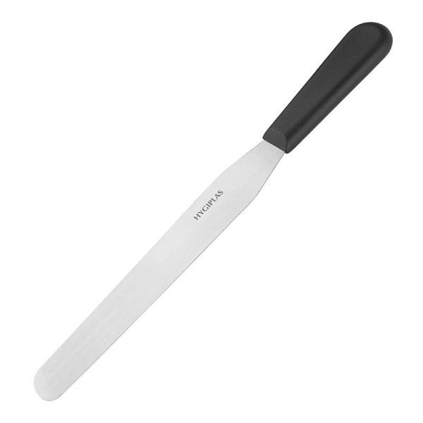 Hygiplas Palettenmesser gerade 25cm schwarz, Edelstahlklinge, D406