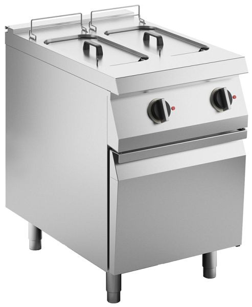 KBS Elektro-Fritteuse 2 Becken je 10 Liter Standgerät 18kW mit Hebeheizung, 10414408