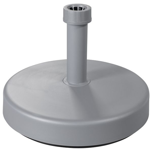 doppler HD-PE-Füllsockel 25kg - silber - mit Sand befüllbar - für Rohr 18-54mm, 85899SS