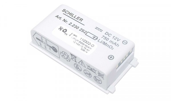 Schiller Lithium-Batterie, Original Schiller FRED easyport, GA 1709