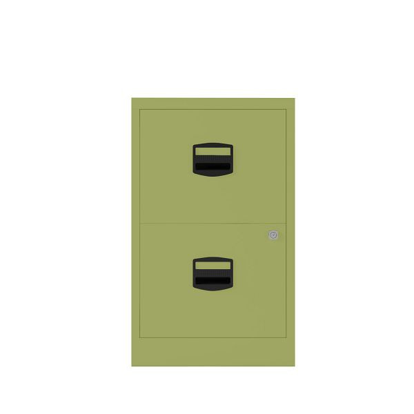 Bisley Home Hängeregistraturschrank PFA, 2 HR-Schubladen, 604 grün, PFA2604
