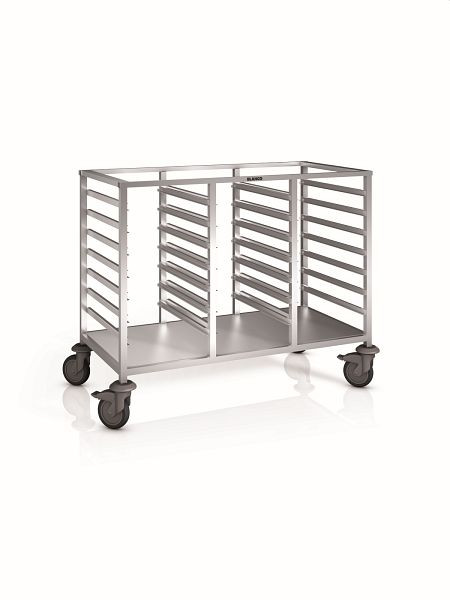 B.PRO RWR 3 KS Regalwagen, Lenkrollen aus Kunststoff, 24 Paar Auflagenpaare, 573384