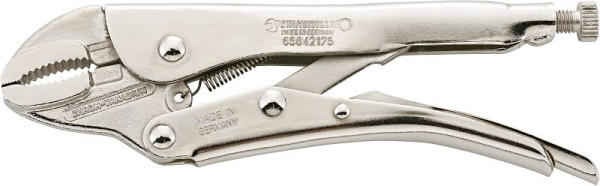 STAHLWILLE Gripzange Nr.6564 Länge 300 mm Kopf glanzvernickelt Griffe glanzvernickelt, 65642300