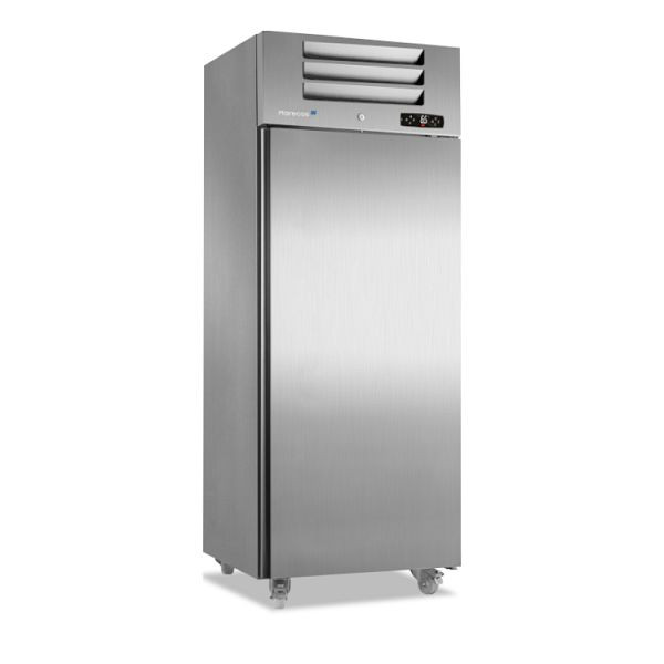 Marecos Excel line Edelstahl 700 Liter GN 2/1 Kühlschrank mit Umluftkühlung, 221.001