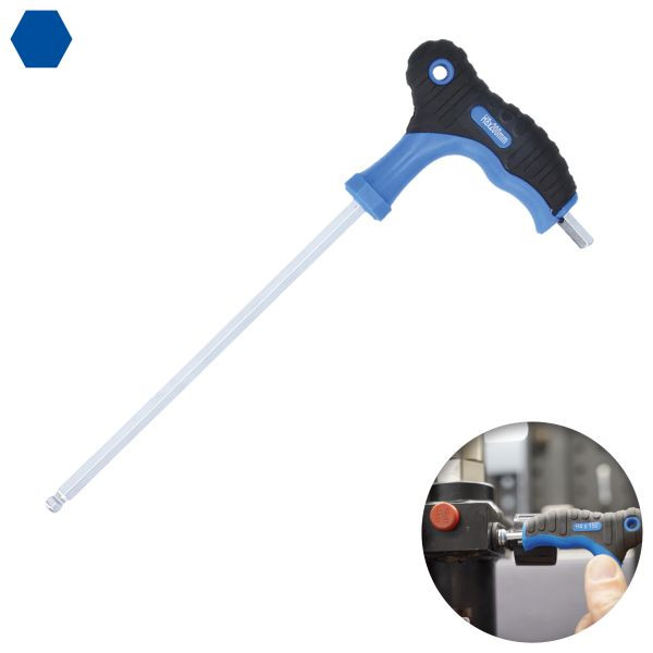 Brilliant Tools T-Griff-Kugelkopf-Innensechskant-Winkelstiftschlüsse 3,0 x 100 mm, BT041003