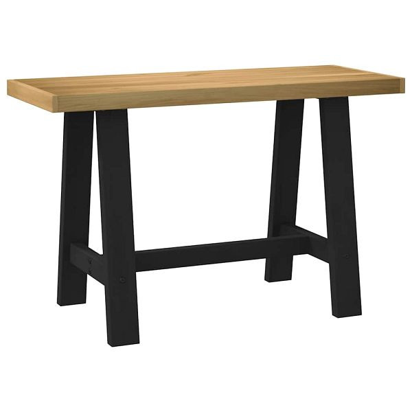 vidaXL Schreibtisch NOAIN A-Form-Beine 120x50x75 cm Massivholz Kiefer, 4100039