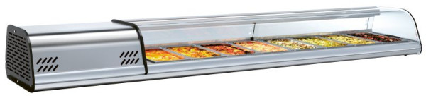 NordCap Tapaskühler TAPAS 8 GN, für GN 1/3-40, steckerfertig, Umluftkühlung, Aufsatzgerät, 4794646131