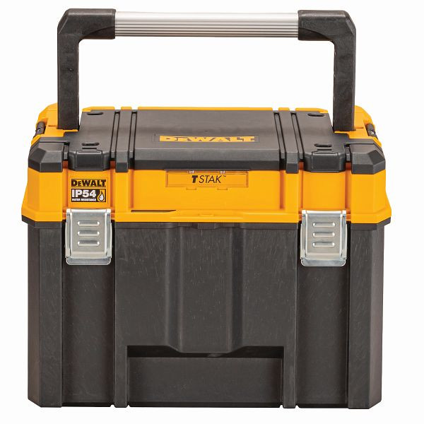 DeWalt TSTAK VII Tiefe Werkzeugbox mit IP54 Schutz für große Maschinen und Zubehör (44l Volumen), DWST83343-1