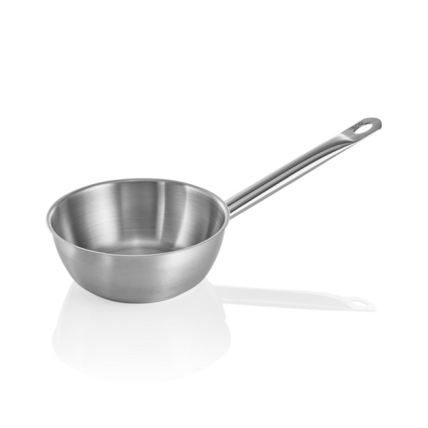 WAS Sauteuse COOKWARE 21, Ø 16 cm, 0,75 L, mit Schüttrand, Chromnickelstahl 18/10, 2125160