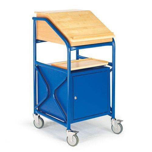 Rollcart Stehpult Stahlblechschrank (630x690), Tragkraft: 100 kg, 09-5052