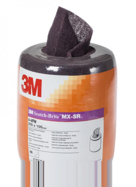 3M Scotch-Brite Multi-Flex Handpad MX-SR, 200 mm x 100 mm, A VFN, VE: 4 Rollen, 7000077651