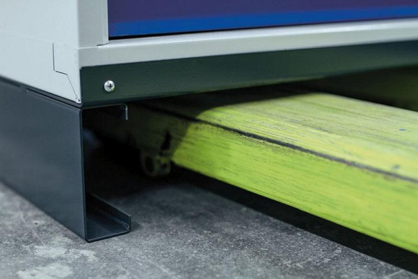 KLW Hubwagensockel, mit Trägerblech, für Schubladenschrank-Serie SGB (725 x 750 mm), SGB-HSO-100