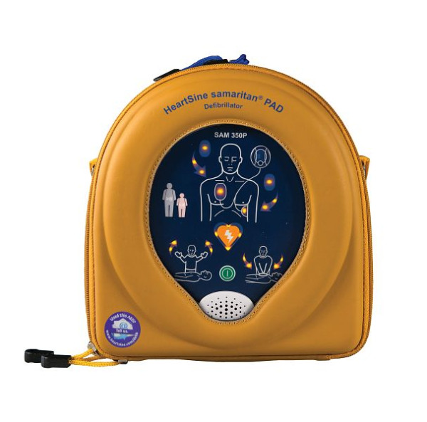 MedX5 HeartSine SAM 350P Erste-Hilfe-Defibrillator. Lebensretter, für Laienhelfer mit manueller Schockauslösung, 1-52856