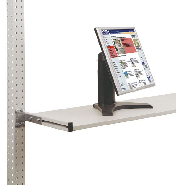 Manuflex Gerätebrücke für UNIVERSAL und PROFI, BxTxH 838 x 352 x 19 mm, für Tischbreite 1000 mm, ZB8341.7035