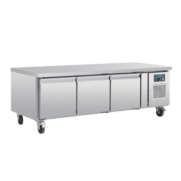Polar Serie U 3-türiger GN-Kühltisch 317L, 230 V, DA463