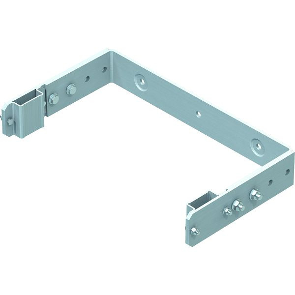 ZARGES Wandhalter, U-Bügelform verstellbar 250 - 350 mm, Stahl verzinkt, 43259