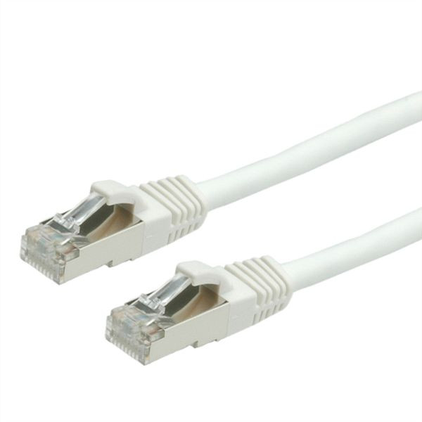 VALUE Patchkabel Kategorie 6 (Class E) S/FTP (PiMF), LSOH, weiß, 5 m, 21.99.1266