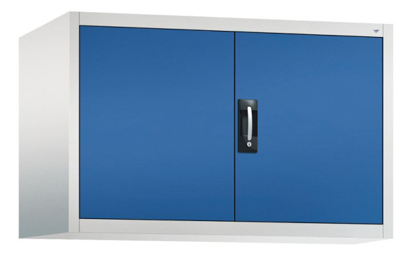 C+P Aufsatzschrank Acurado, H790xB1200xT600mm, Farbe: Lichtgrau / Enzianblau, Muldengriff, 9495-009 S10003