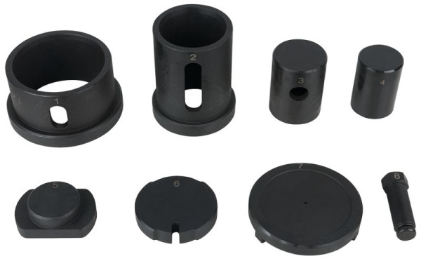 KS Tools Dreieckslenker-Buchsen-Satz, Ø 75 mm für DAF, 8-teilig, 460.4160