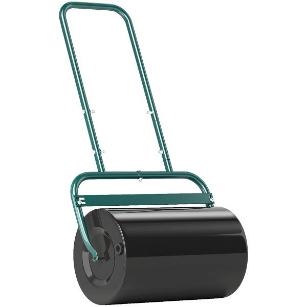 Outsunny Handliche Rasenwalze, Praktische Rasenrolle, Graswalze, Gartenwalze, flexibel, Stahl, 58L x 32,5B x 113H cm, Dunkelgrün, 845-343GN