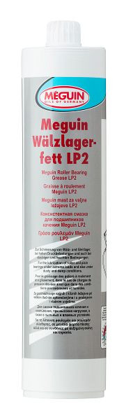 Meguin Wälzlagerfett LP2, Schraubkartusche, VE: 0,5 kg, 33122