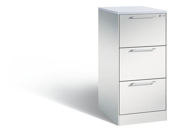 C+P Hängeregistraturschrank Asisto, H1010xB440xT600mm, Farbe: Lichtgrau, Bügelgriff, 146245-311 S10116