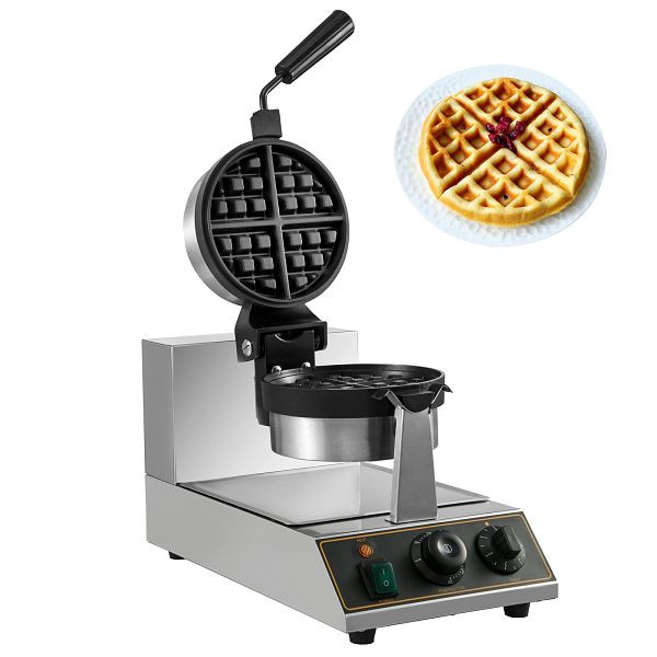VEVOR Waffeleisen kommerziell Waffelautomat Edelstahl Waffelgerät antihaftbeschichtet, HFBJDTXZHFLHT2205V2