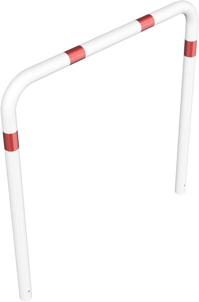 Schake Abweisebügel Ø 76 x 2,6 mm ohne Querholm zum Einbetonieren, Gesamtbreite: 1500 mm, Gesamthöhe: 1000 mm, feuerverzinkt, 475_15B