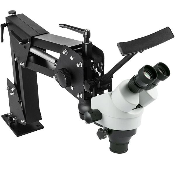 VEVOR Stereo Mikroskop Zoom 7x-4,5x Mikroskop Doppelarmigen Wf10x/20mm Mit Ständer, WXQJWXTHZJ0000001V0
