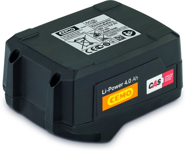 Cemo CAS Li-Power Akku 18 V / 4,0 Ah, 11387, 4052886442531