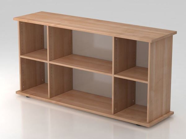 Hammerbacher Sideboard offen 166cm Nussbaum, 166,1x44,8x84 cm (BxTxH), VSBOF/N