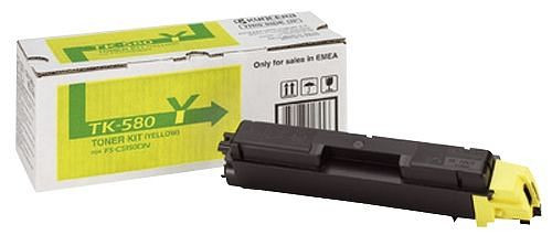 KYOCERA-MITA Original Kyocera Toner gelb (02KTANL0,0T2KTANL,1T02KTANL0,2KTANL0,T2KTANL,TK-580Y), KYOTK580Y
