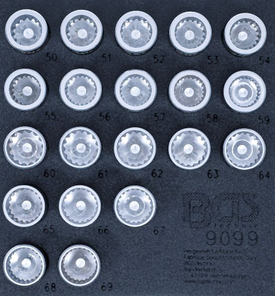 BGS Werkstattwageneinlage 1/6: Felgenschloss-Werkzeugsatz für Porsche und VW Touareg, 20-teilig, 9099