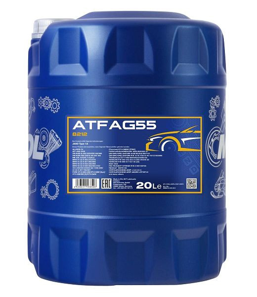 MANNOL Getriebeöl 8212 ATF AG 55, VE: 20 l, MN8212-20