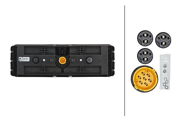 HELLA Heckleuchte, LED, 24V, ECE, links, 2VP 340 967-011