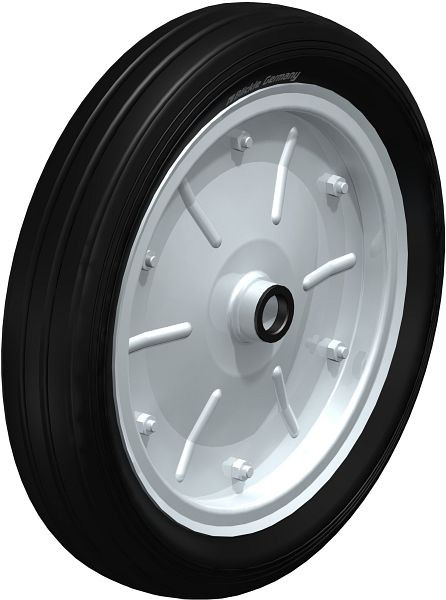 Blickle V 402/25-90R Rad aus Vollgummi, Schwarz, 262691