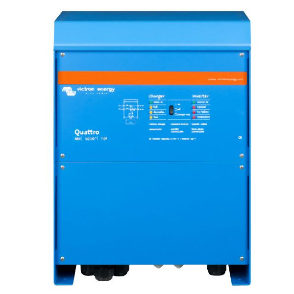 Victron Energy Quattro 48/5000/70-100 48V 230V 4000W Sinus Wandler 70A Batterielader, 1-67-009110