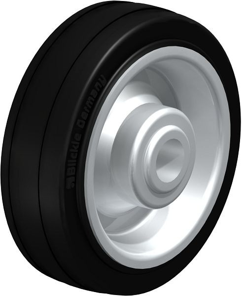 Blickle V 80/12R Rad aus Vollgummi, Schwarz, 40949