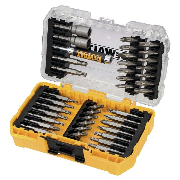 DeWalt High Performance Toughcase Schrauberbit-Set 40-teilig, Thekendisplay mit 5 Sets, DT70717-QZ