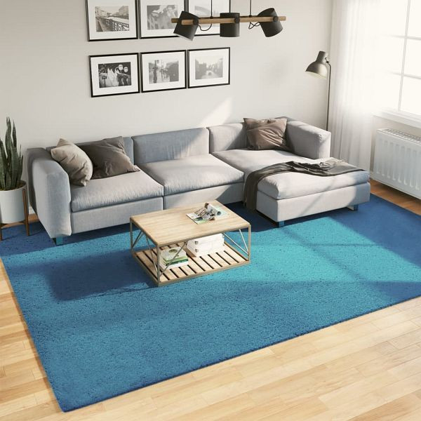 vidaXL Teppich OVIEDO Kurzflor Türkis 240x340 cm, 375607