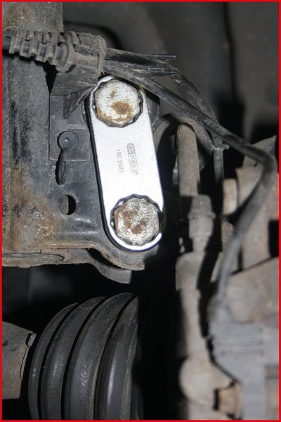 KS Tools Gegenhalter für Federbeinverschraubung, 21mm, 150.3021