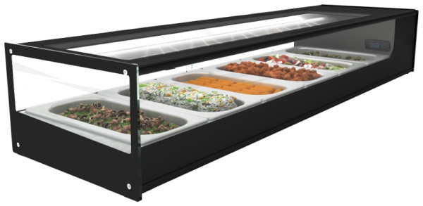 Neumärker Kühlvitrine Logic Sushi 6, 6x 1/3 GN x 40 mm, 05-70560