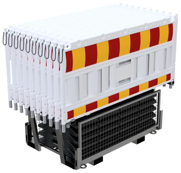 Schake Absperrschrankengitter SET4, 20x Absperrschrankengitter NOX, ohne Lampenadapter, 33420KSK-SET4