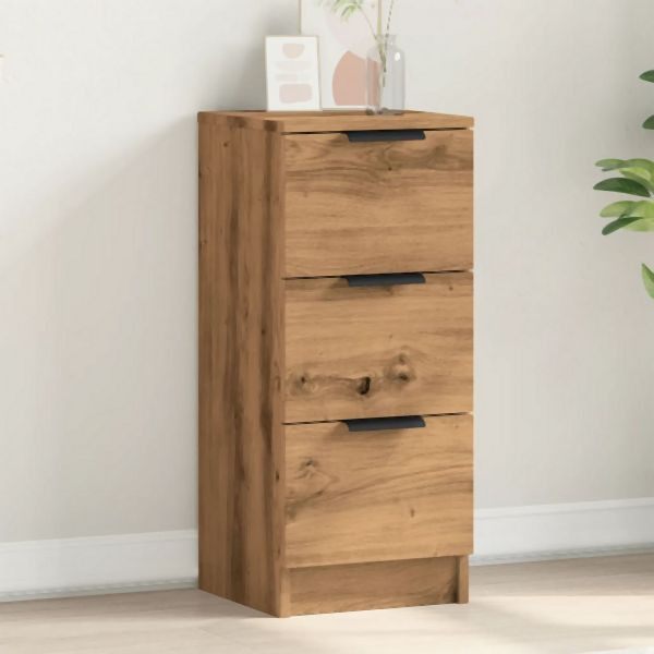 vidaXL Sideboard Artisan-Eiche 30x30x70 cm Holzwerkstoff, 856957