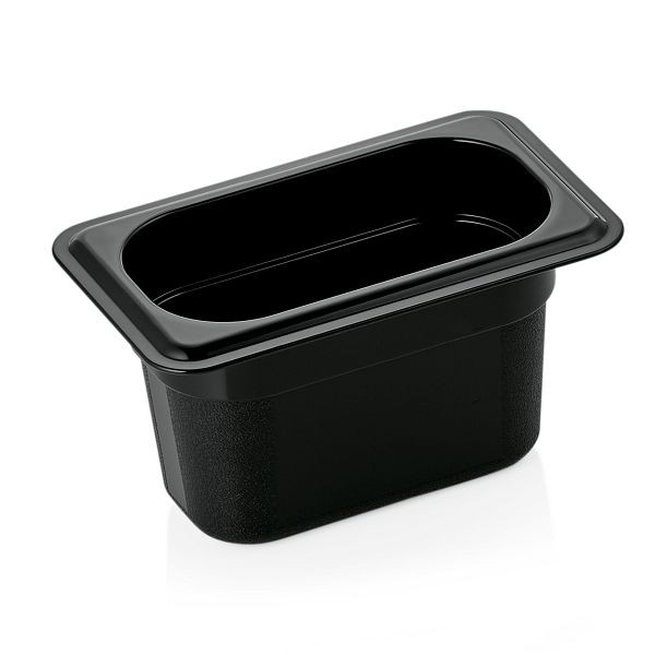 WAS GN 95 GN Behälter 1/9-100 mm, schwarz, Polycarbonat, 9519100