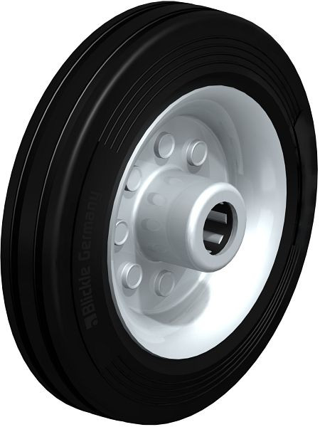 Blickle VE 160/20R Rad aus Vollgummi, Schwarz, 277715