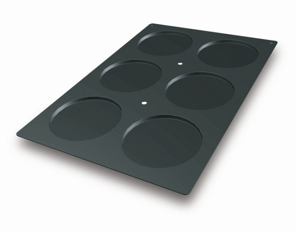 Schneider Backform aus Silikon Biskuit, 40 x 60 cm, Ø 160 mm, Höhe 10 mm, 115312